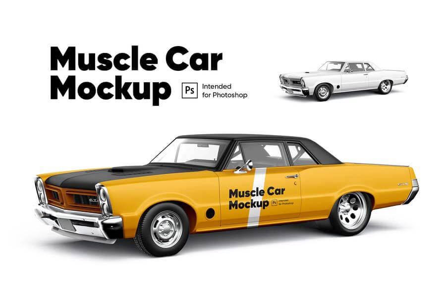 Muscle-Car-Mockup