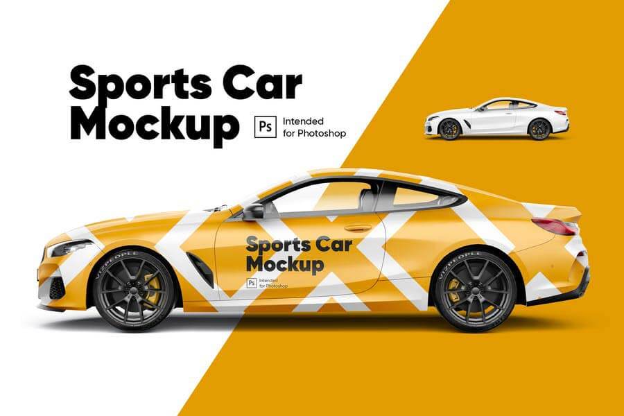 SportsCarMockup