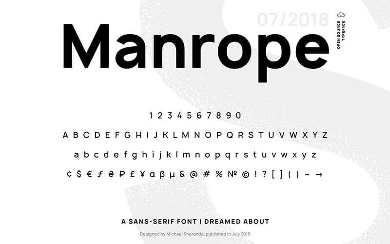 manrope-font