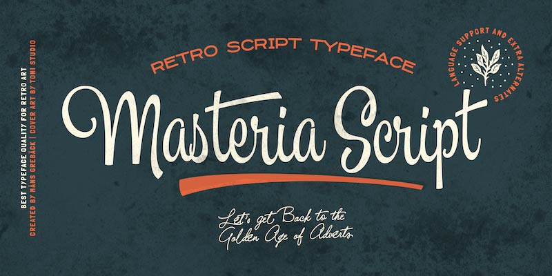 masteria_scriptフリーフォント