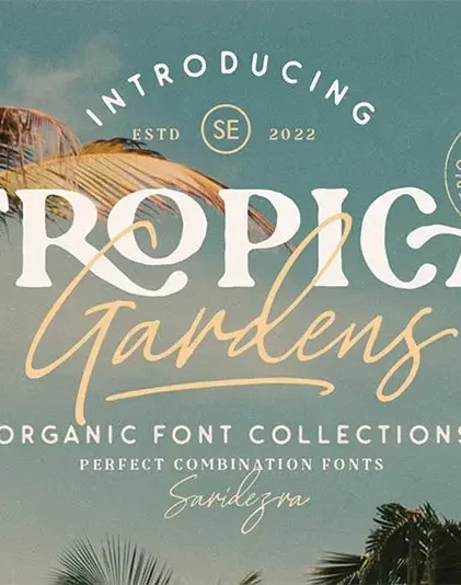 Tropicana Gradens書体のミニプレビュー画像