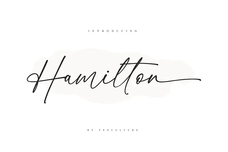 Hamilton Typeface