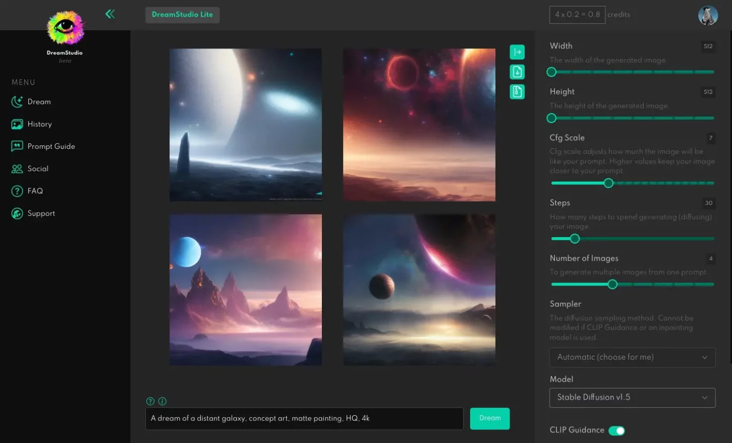 DreamStudio - ai with Stable Diffusion