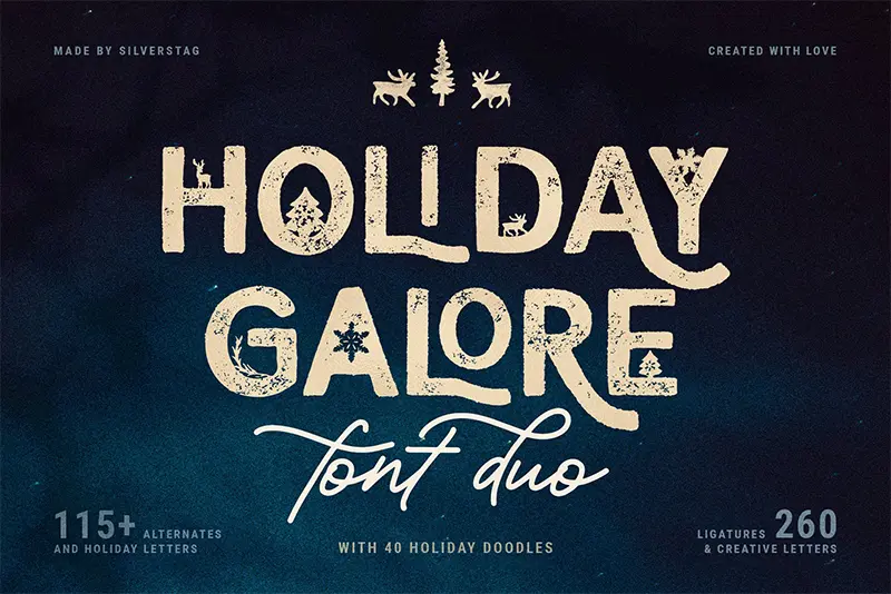holiday-galore-font-duo
