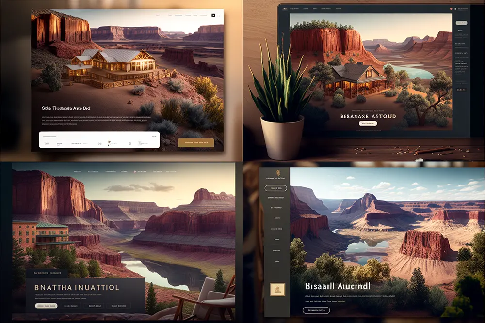 呪文は、唱える順番も重要。「hotel in Grand Canyon」（グランドキャニオンにあるホテル）の場合。