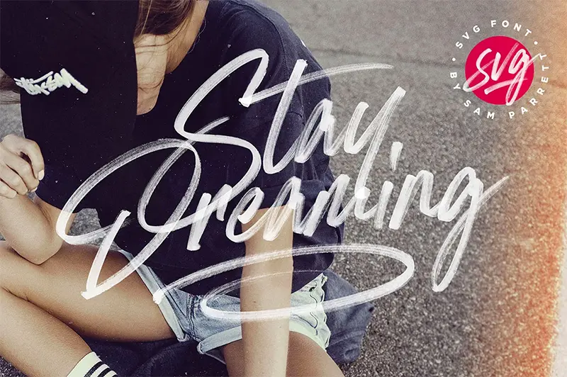 stay dreaming svg font