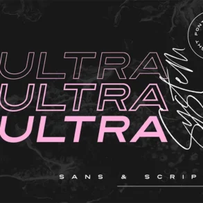 UltraSystem typeface