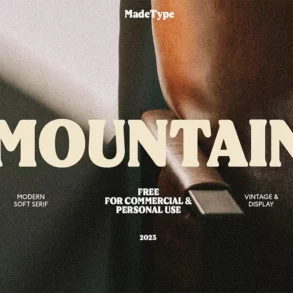 moutain typeface