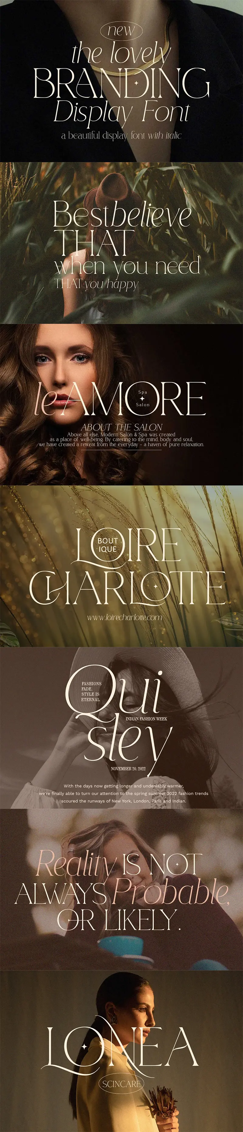 the-lovely-branding font sample