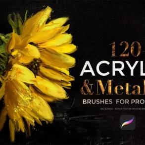 Acrylic-And-Metallics-Brush-Set