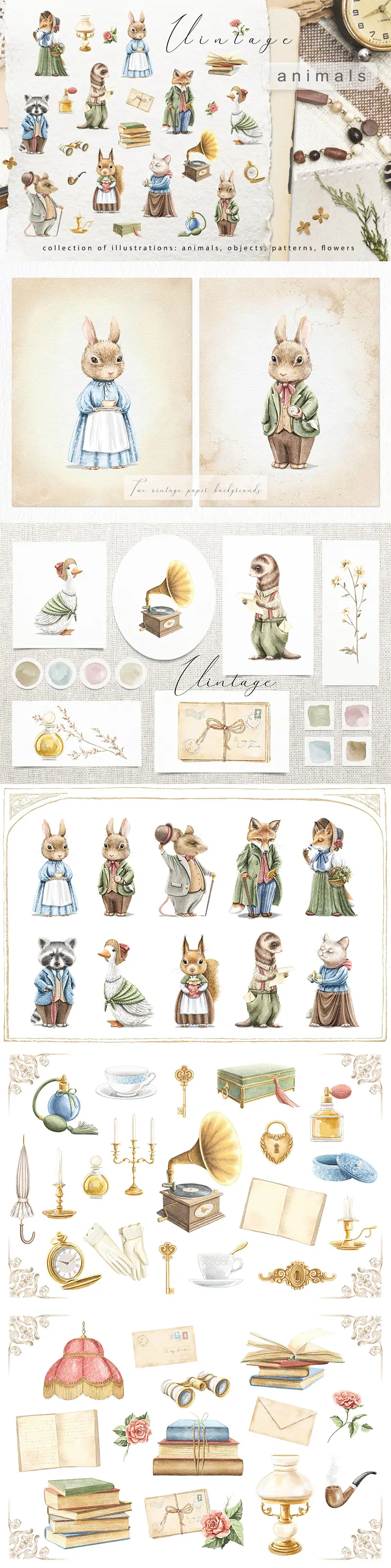 vintage-animals