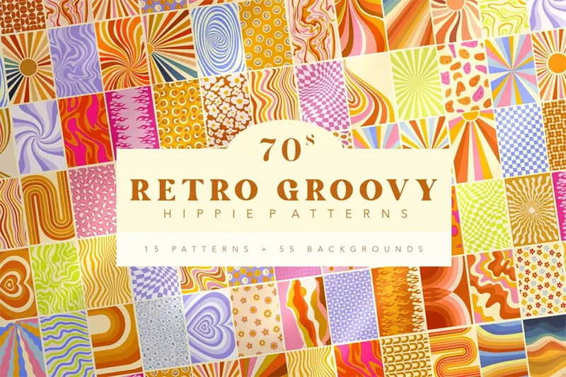 70-Retro-Groovy-Hippie-Patterns