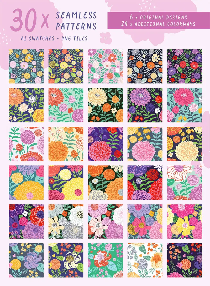 bloomcore-vector-pattern-graphic-collection-1