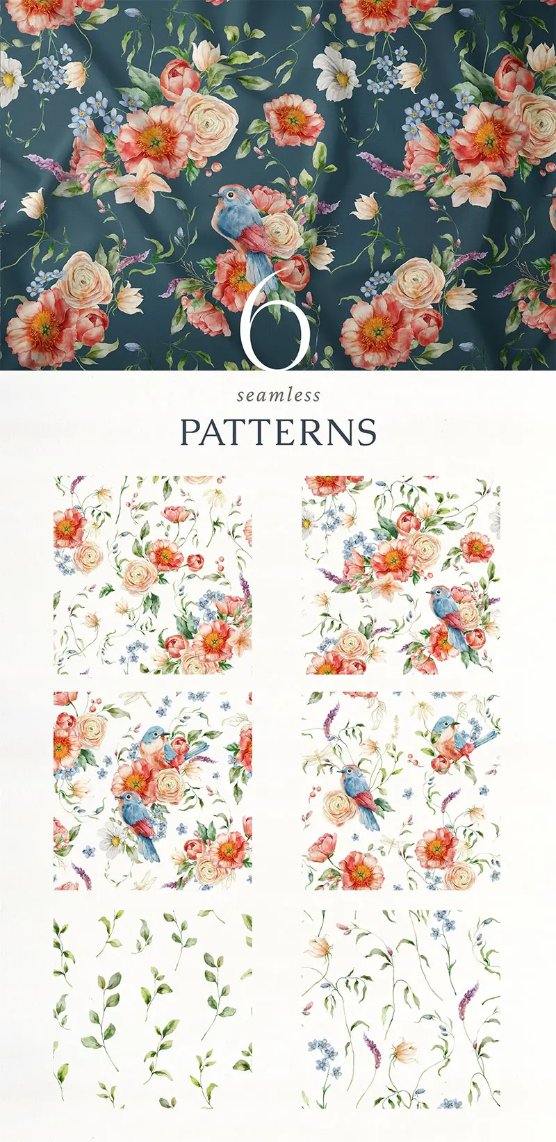 vZLNDGmn-peach-fuzz-wildflower-flowers-birds-watercolor