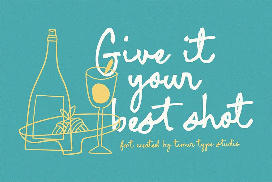 Turquoise Kimono Font – Free Design Resources