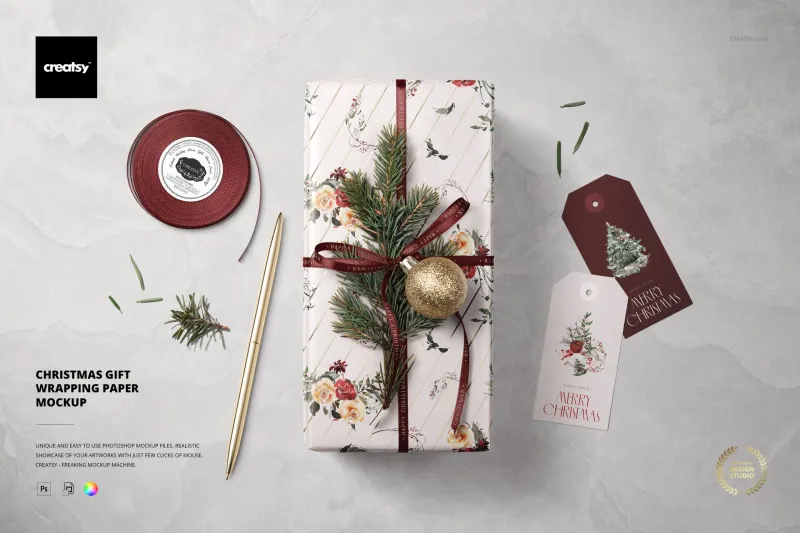 Free-Christmas-Gift-Wrapping-Paper-Packaging-PSD-Mockup-698d621e2be12.webp